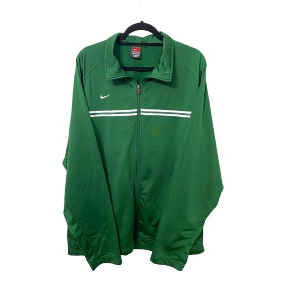 Nike Swoosh Full Zip Green Jacket Size XXL - Picture 2 of 6